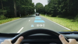 Apple released top-line Heads Up Display for cars.