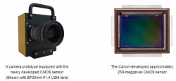 Canon APS-H CMOS sensor developed Resolution 250 million.