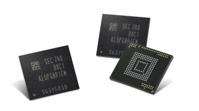 The Korean electronics giant has officially started mass production of the world's first 512GB embedded